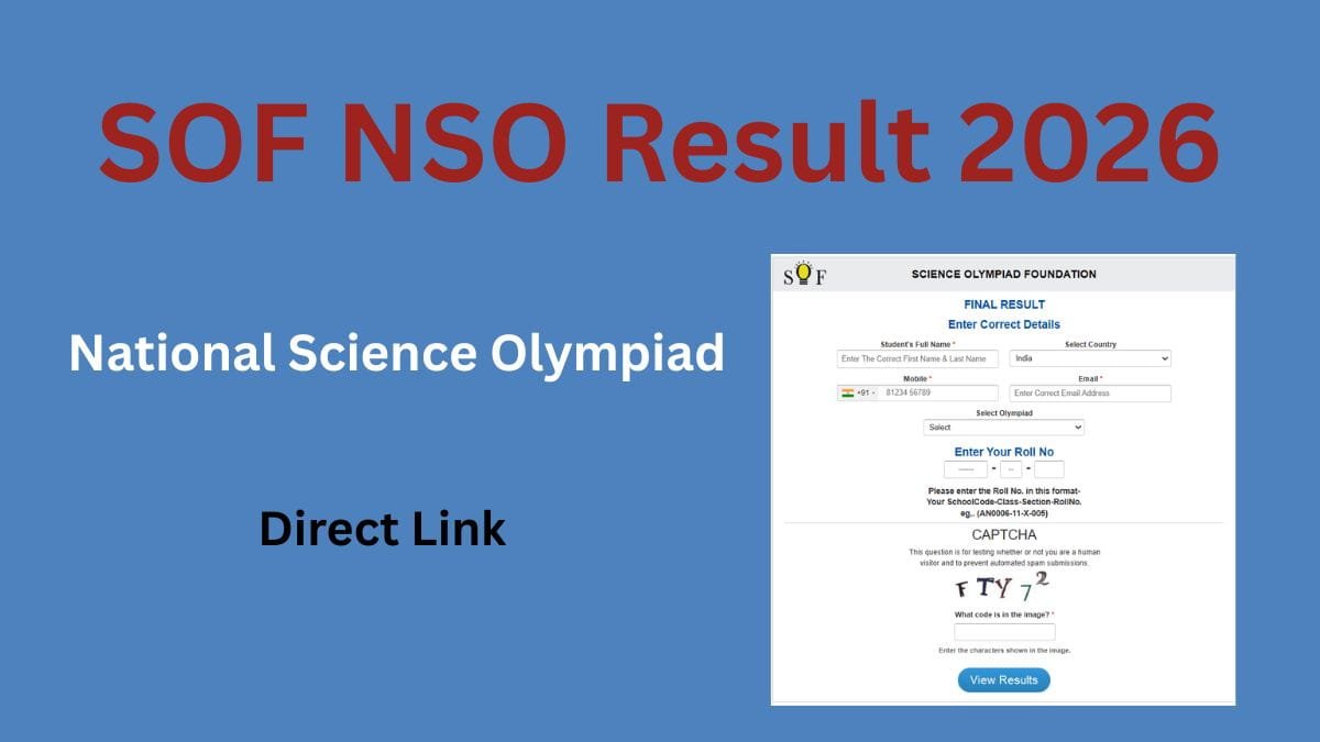 SOF NSO Result 2026